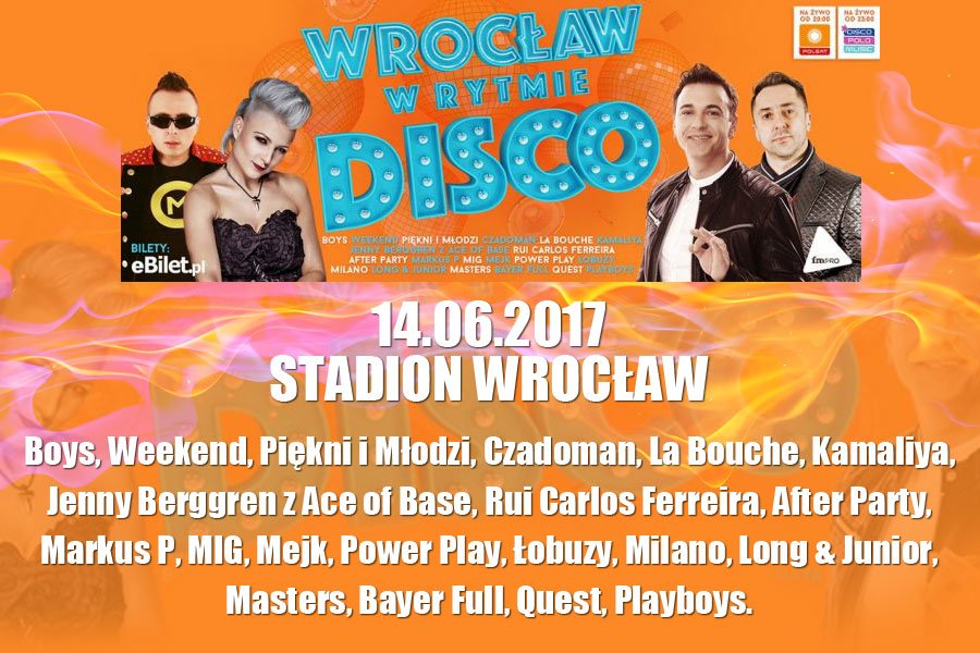 "Wrocław w rytmie disco" już jutro - Pełna lista zespołów!