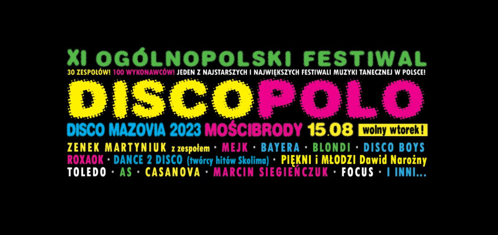 Już dziś! XI Ogólnopolski Festiwal Disco Polo Disco Mazovia - Mościbrody 2023 - kto wystąpi? O której impreza?